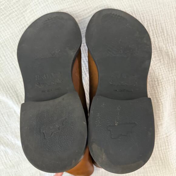 Red Wing Boots Size 14 Leather Pull On Pecos Super Sole Slip On - Picture 9 of 11